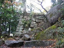 笠間城天守台の石垣