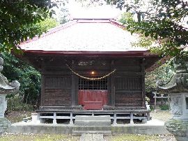 上羽黒神社：拝殿正面