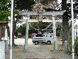 下館城：本丸跡の八幡神社境内