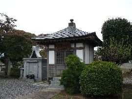 長福寺：境内に設けられた聖徳太子堂