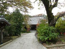 長禅寺参道の石畳