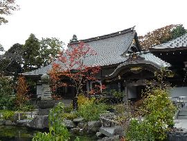 長禅寺庭園越の本堂