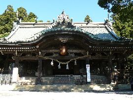 筑波山神社かなり迫力がある拝殿の正面