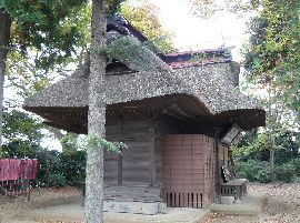 愛宕神社：背後から見た本殿