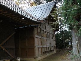 西根鹿島神社：本殿覆い屋