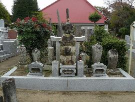 得月院（牛久市）境内に設けられている妙印尼の墓域